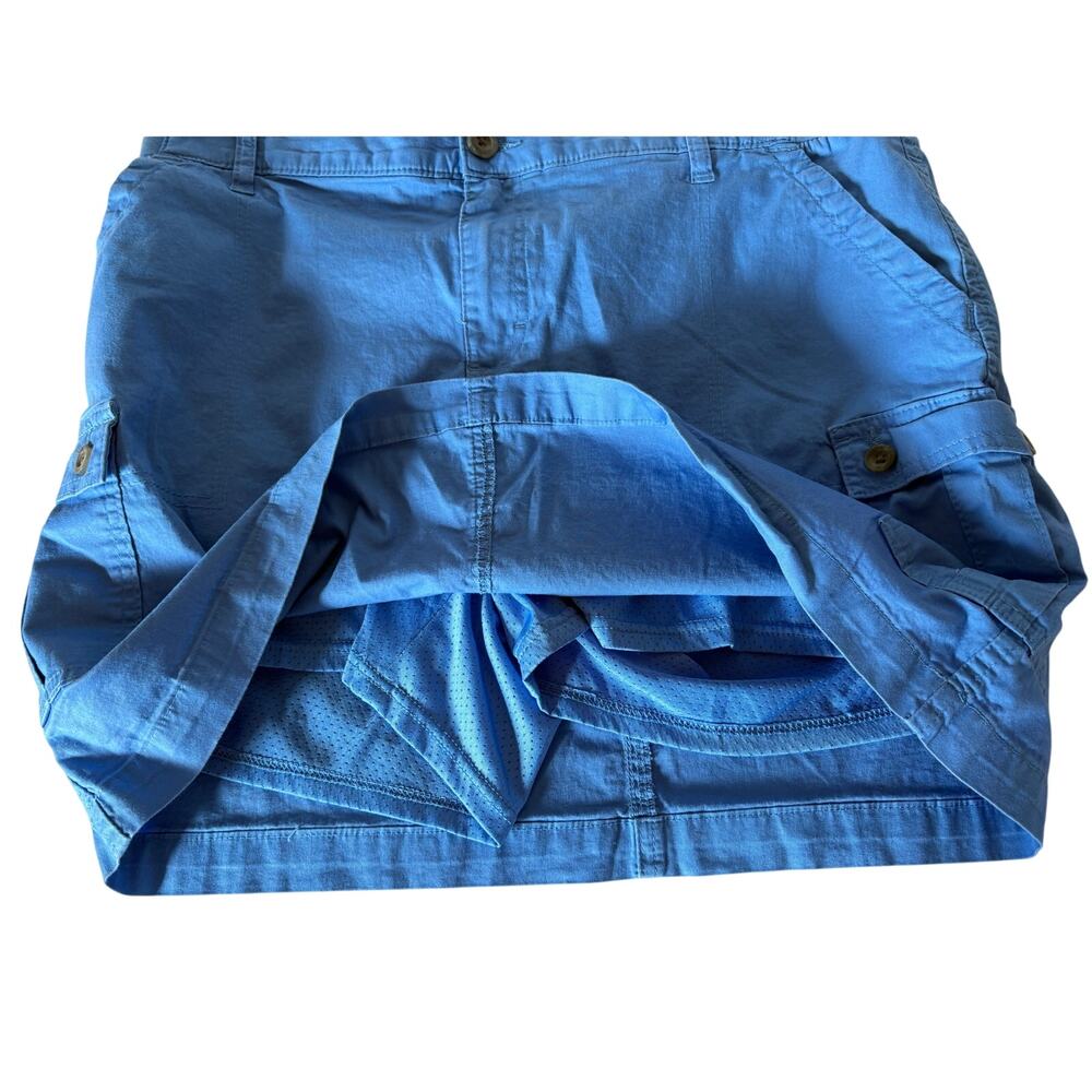 Lee cargo skort blue size large excellent pre-owned condition - Picture 3 of 14